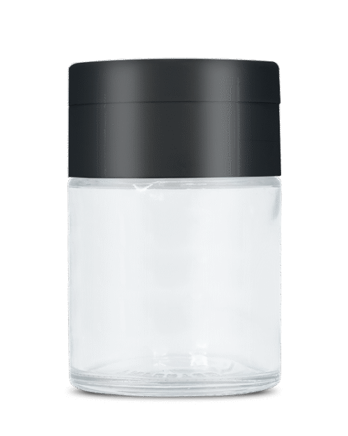 4 OZ CLEAR GLASS JAR